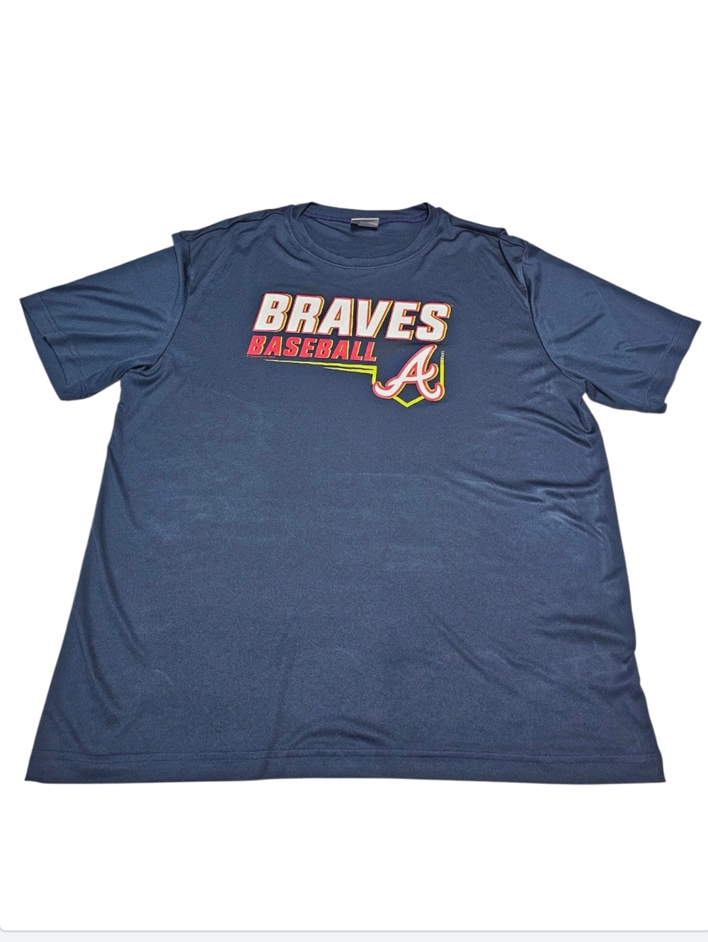 Genuine Merchandise Men's Braves Baseball Navy Blue Shirt Sz XL